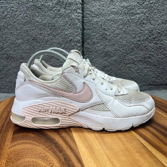 Nike Air Max Excee White Pink Womens Sneakers Casual Athletic Shoes Size 8 - Picture 1 of 12